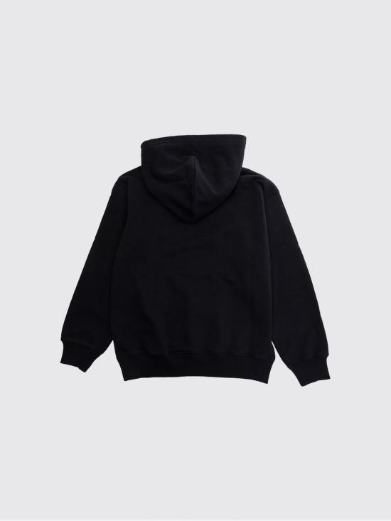 26SS [키즈] 오프화이트 풀오버 44BBB001S26F001 001 Black - OFF WHITE