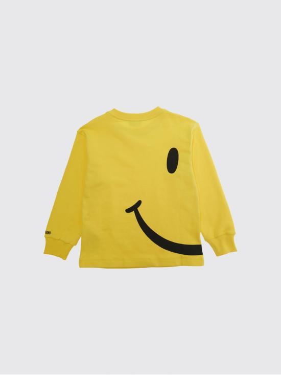 26SS [키즈] 모스키노 풀오버 HUF09SLCA86 50577 Yellow - MOSCHINO