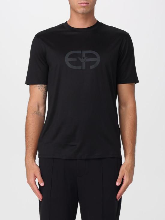 26SS 엠포리오 아르마니 반팔 티셔츠 EM004581AF10017 UC001 Black