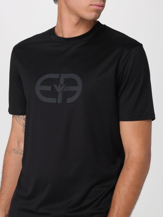 26SS 엠포리오 아르마니 반팔 티셔츠 EM004581AF10017 UC001 Black - EMPORIO ARMANI