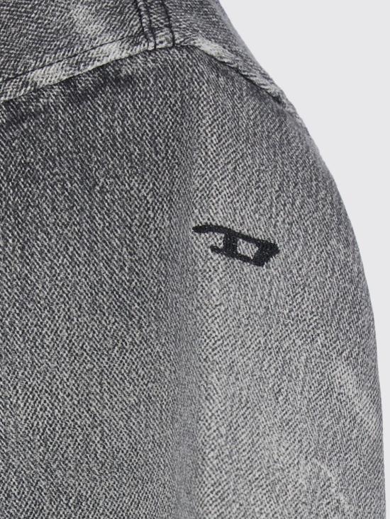 26SS 디젤 d-box jogg 티셔츠 A19154068US 02 Grey - DIESEL