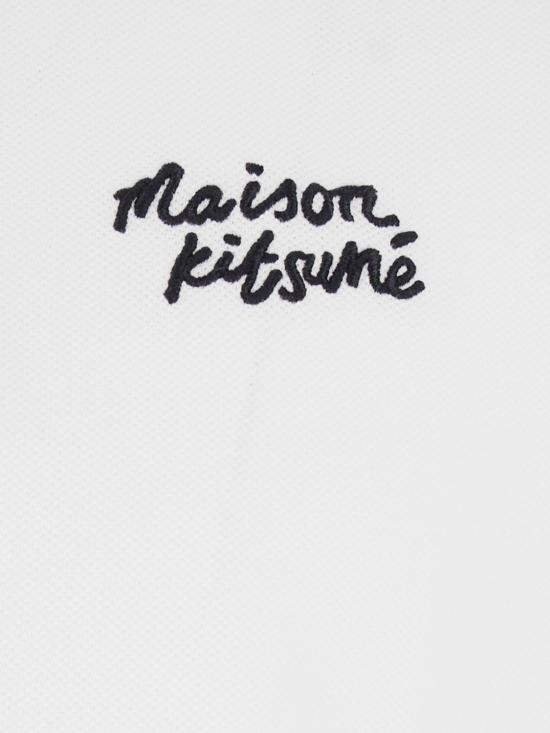 26SS 메종키츠네 폴로 티셔츠 MM00201KP0001 M186 White - MAISON KITSUNE