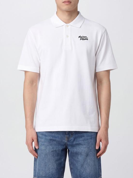 26SS 메종키츠네 폴로 티셔츠 MM00201KP0001 M186 White