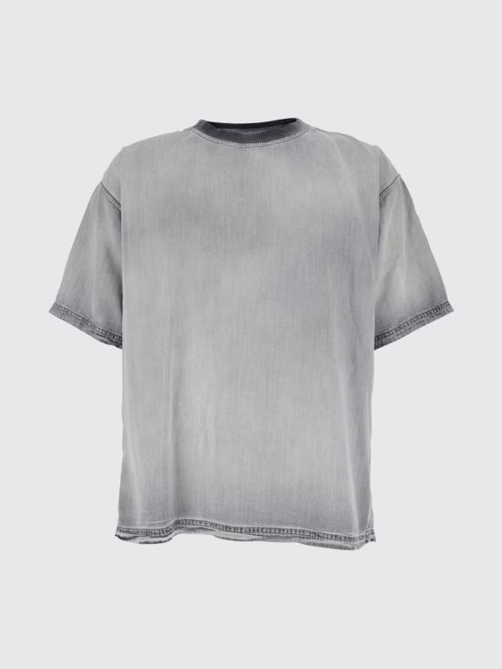 26SS 디젤 반팔 티셔츠 A23849068WG 02 Grey - DIESEL