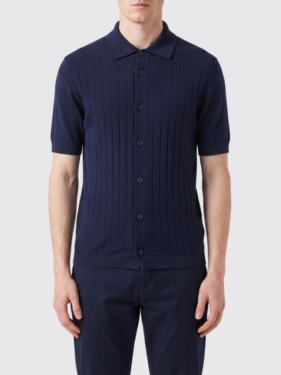 26SS 브루넬로 쿠치넬리 폴로 티셔츠 M29204006 C2425 Blue