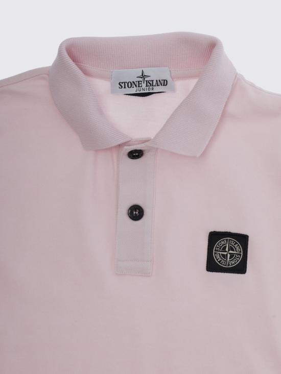 26SS [키즈] 스톤 아일랜드 폴로 셔츠 2200002S0018 V0080 Pink - STONE ISLAND