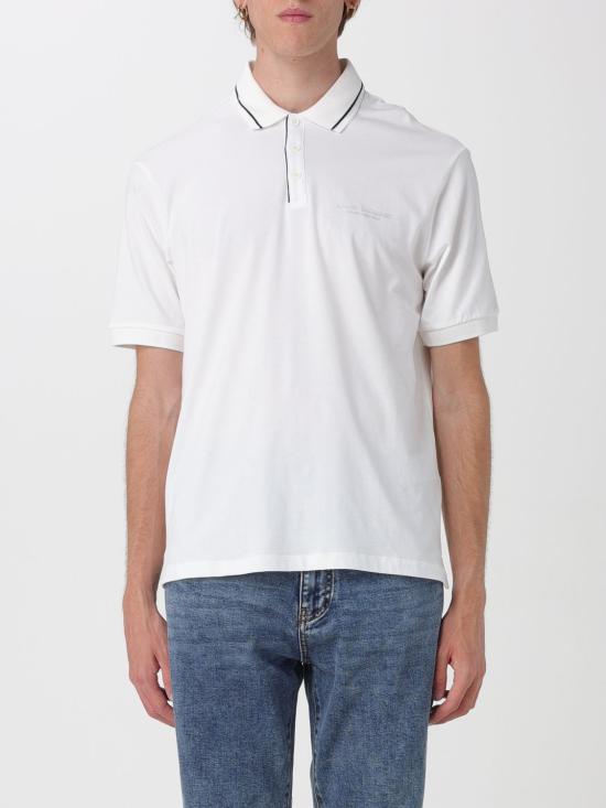 26SS 알마니 폴로 티셔츠 XM001557AF10363 U0009 White