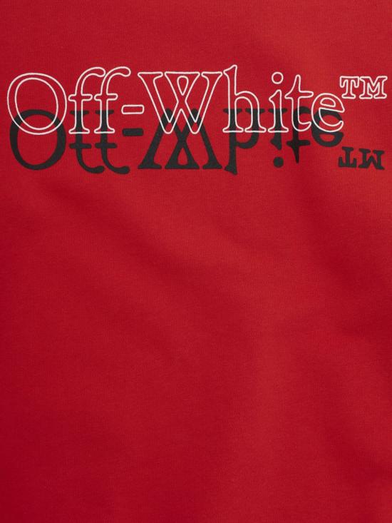 26SS [키즈] 오프화이트 풀오버 44BBA001S26F001 600 Red - OFF WHITE