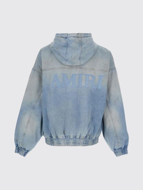 26SS 아미리 후드 티셔츠 AMOUJA1037 543 Gnawed Blue - AMIRI