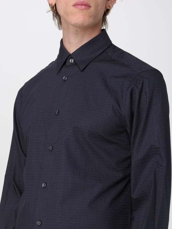 26SS 엠포리오 아르마니 긴팔 셔츠 EM001537AF18123 FB319 Blue - EMPORIO ARMANI