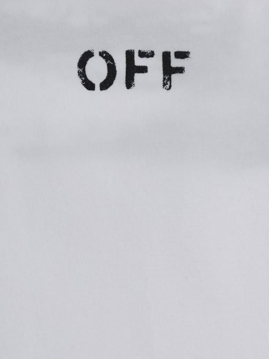 26SS [키즈] 오프화이트 티셔츠 44BAA002S26J006 100 White - OFF WHITE
