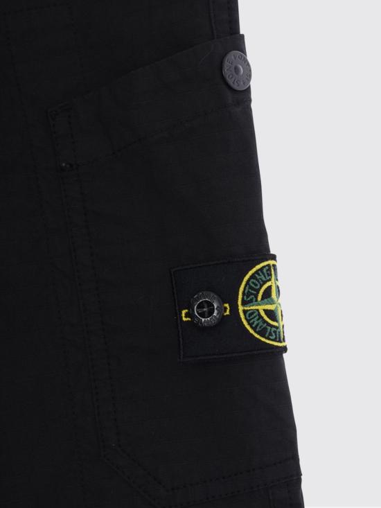 26SS [키즈] 스톤 아일랜드 스트레이트 팬츠 3100002S0063 V0029 Black - STONE ISLAND