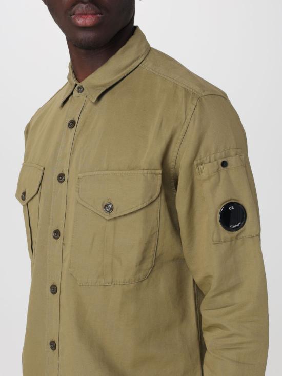 26SS 씨피 컴퍼니 긴팔 셔츠 20CMSH082A110626G 644 Green - C.P. COMPANY