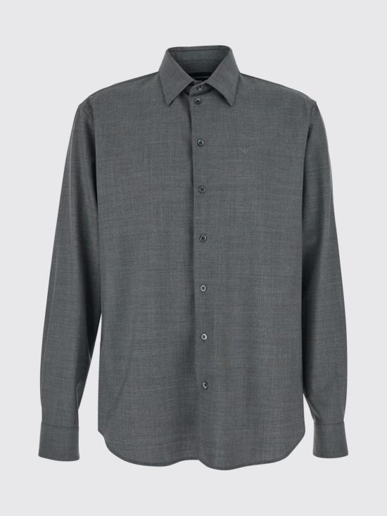 26SS 엠포리오 아르마니 긴팔 셔츠 EM000099TE19332 O8003 Grey - EMPORIO ARMANI