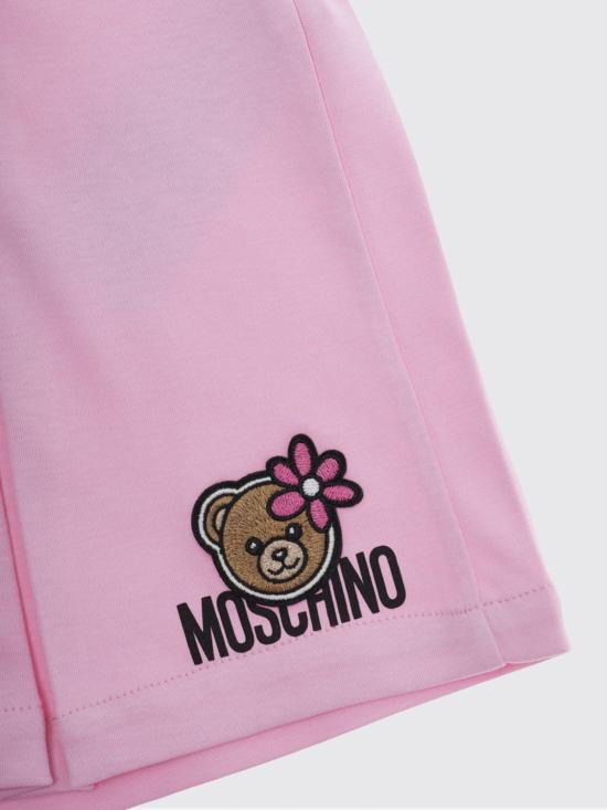 26SS [키즈] 모스키노 쇼츠/버뮤다 HDQ01ZLAA43 51473 Pink - MOSCHINO