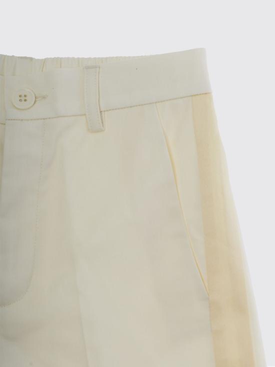 26SS [키즈] MM6 메종마르지엘라 쇼츠/버뮤다 M60968MM07G M6103 Beige - MM6 MAISON MARGIELA