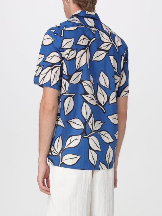 26SS Nom 반팔 셔츠 07 SHIRT BOWLING COLLAR BANDANA Blue - OTHER BRANDS