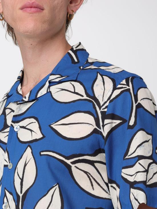 26SS Nom 반팔 셔츠 07 SHIRT BOWLING COLLAR BANDANA Blue - OTHER BRANDS