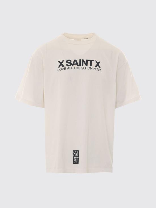 26SS 세인트 미카엘 반팔 티셔츠 SMMK80000011 White - SAINT MXXXXXX