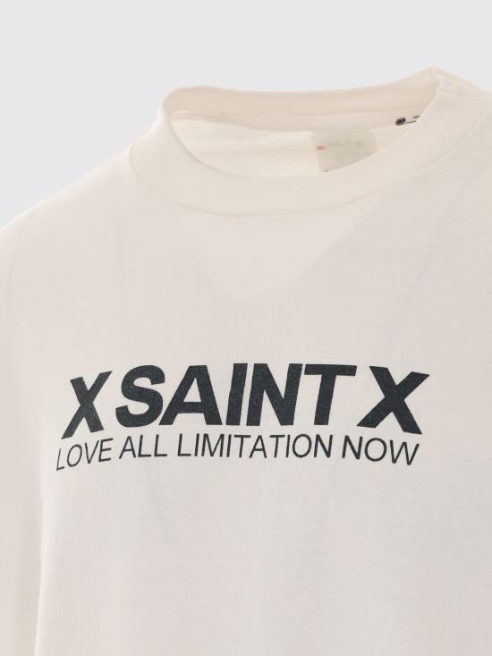 26SS 세인트 미카엘 반팔 티셔츠 SMMK80000011 White - SAINT MXXXXXX