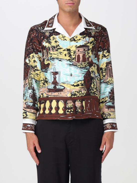 26SS 베르사체 긴팔 셔츠 10242321A17974 5X000 Multicolor