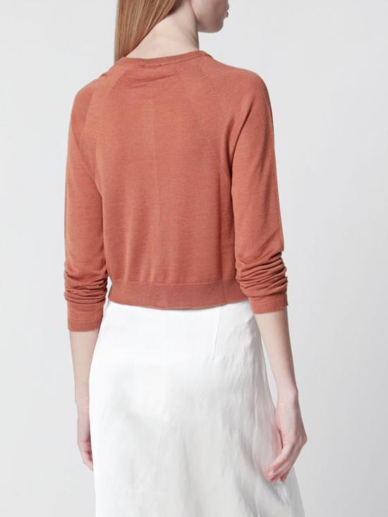 26SS 로베르토 콜리나 스웨터 261FXA02020 55 Brick Red - ROBERTO COLLINA