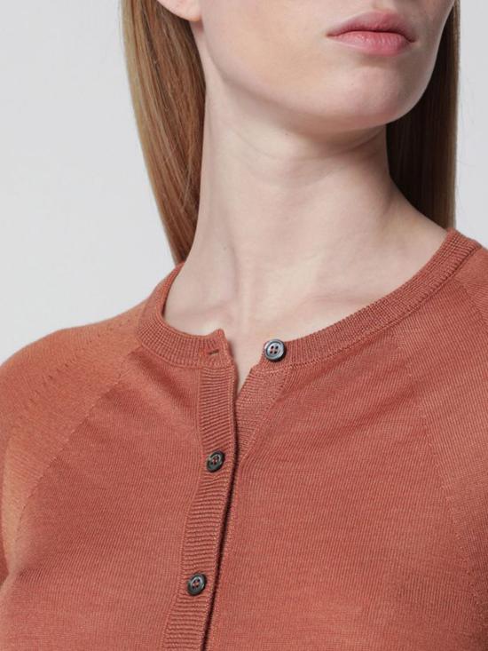 26SS 로베르토 콜리나 스웨터 261FXA02020 55 Brick Red - ROBERTO COLLINA