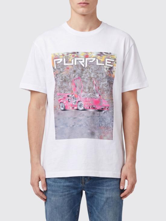 26SS 퍼플 브랜드 반팔 티셔츠 P104TBDS226 White