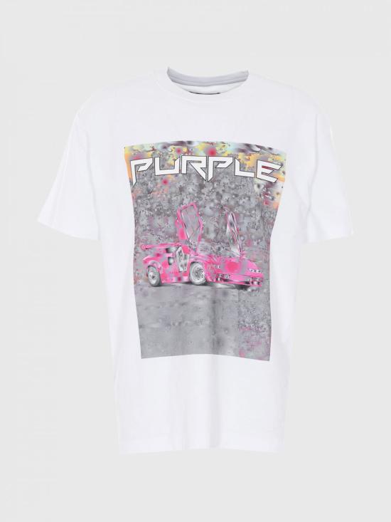 26SS 퍼플 브랜드 반팔 티셔츠 P104TBDS226 White - PURPLE BRAND