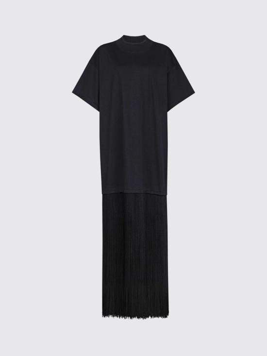 26SS 알라이아 반팔 티셔츠 AA9I0029J103C 999 Black - ALAIA