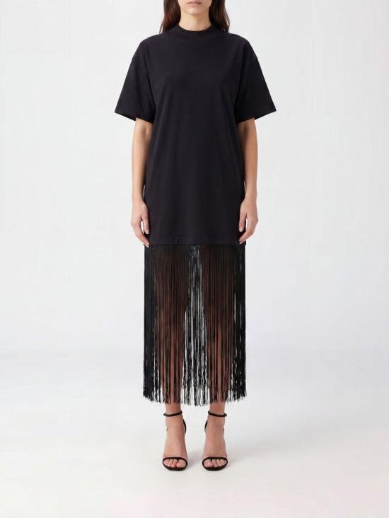 26SS 알라이아 반팔 티셔츠 AA9I0029J103C 999 Black