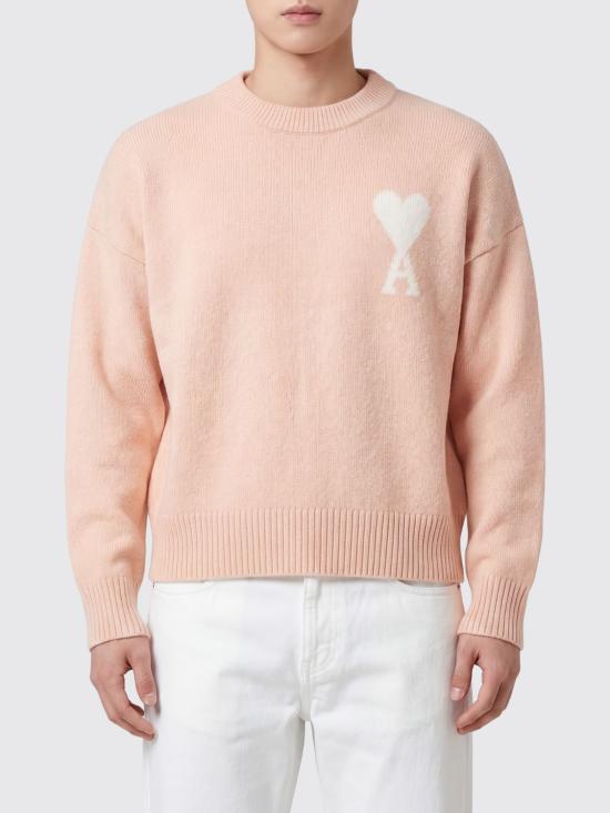 26SS 아미 ADC 크루넥 스웨터 UKS836KN01356 807 Pink