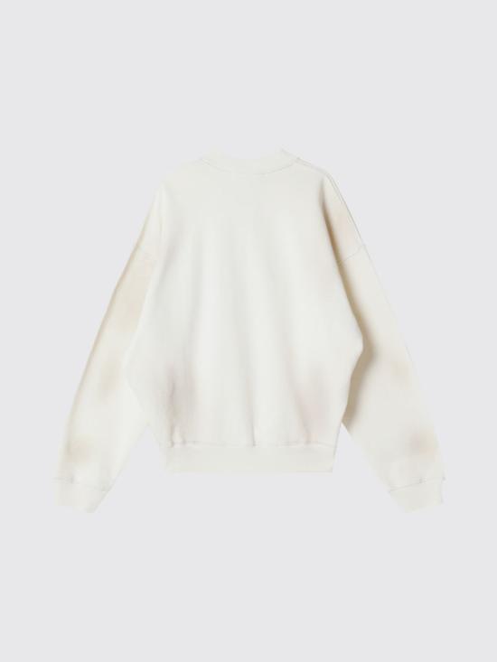 26SS 아크네 스튜디오 플리스 로고 스웨트셔츠 AI0181 AEG Beige - ACNE STUDIOS