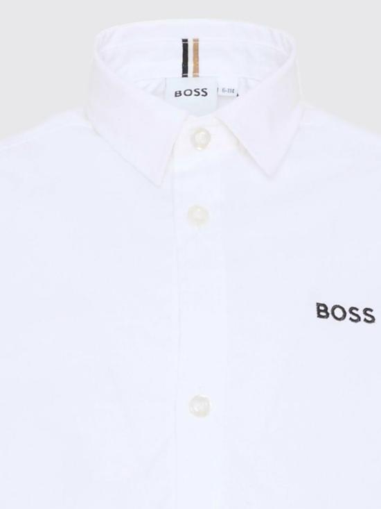 26SS [키즈] 보스 셔츠 J53160 N50 White - BOSS