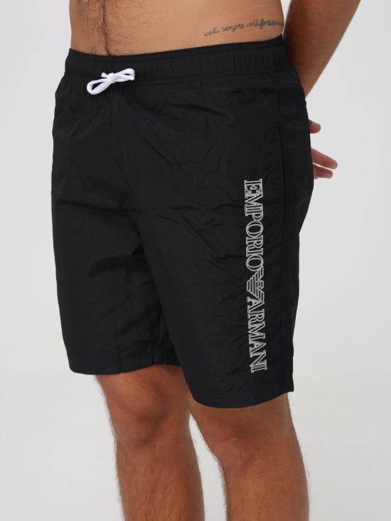 26SS 엠포리오 아르마니 스윔팬츠 EM000578AF20425 UC001 Black - EMPORIO ARMANI