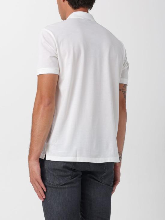26SS 엠포리오 아르마니 로고 저지 폴로 셔츠 EM004579AF13742 U0003 White - EMPORIO ARMANI