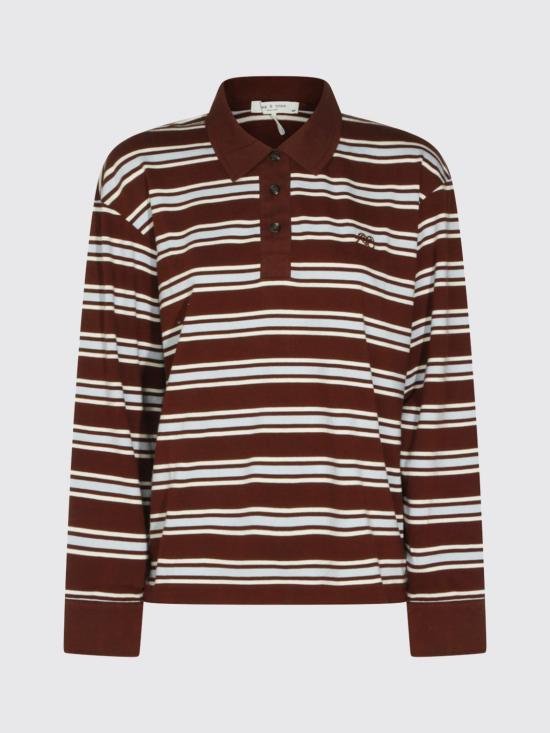 26SS 랙앤본 폴로 티셔츠 RE1D25FT3KW BRWMT Multicolor - RAG & BONE