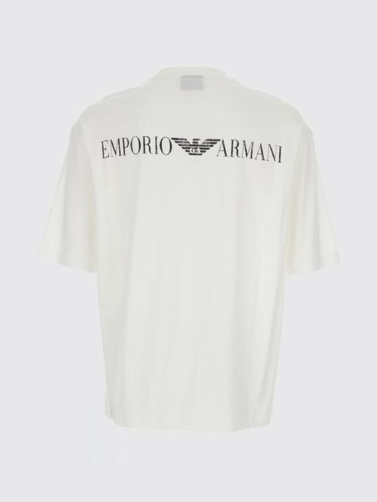 26SS 엠포리오 아르마니 반팔 티셔츠 EM005737AF24470 U0003 White - EMPORIO ARMANI
