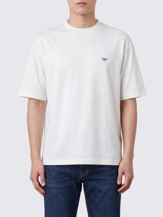 26SS 엠포리오 아르마니 반팔 티셔츠 EM005737AF24470 U0003 White