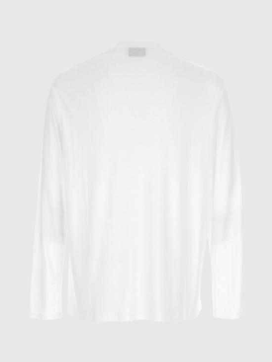 26SS 엠포리오 아르마니 긴팔 티셔츠 EM004591AF13747 U0003 White - EMPORIO ARMANI