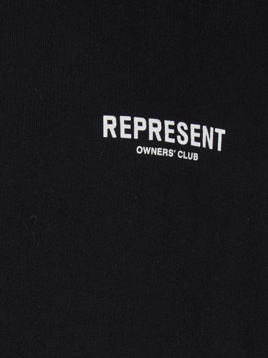 26SS 리프레젠트 후드 티셔츠 OCM41122 001 Black - REPRESENT