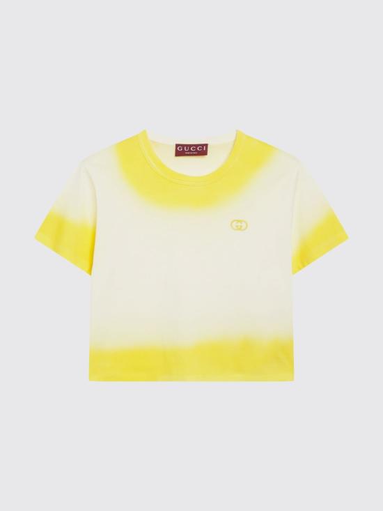 26SS 구찌 반팔 티셔츠 838009XJHQ7 7013 Yellow - GUCCI