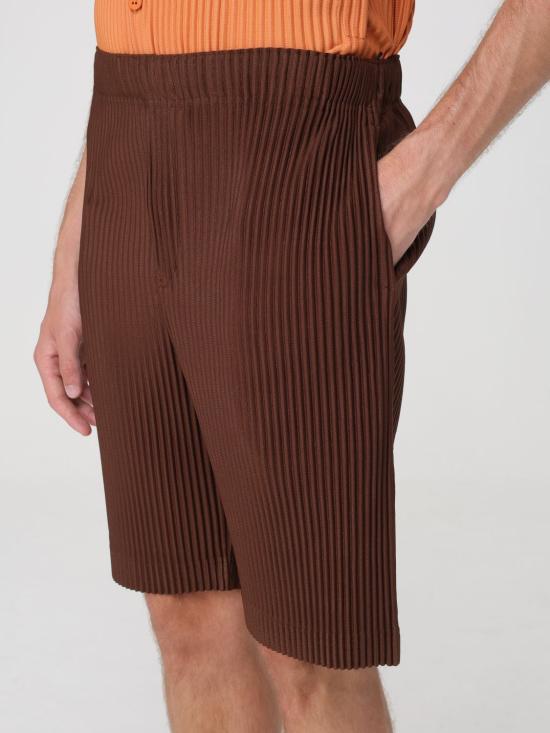 26SS 옴므 플리세 이세이 미야케 숏팬츠 HP66JF134 48 Brown - HOMME PLISSE' ISSEY MIYAKE