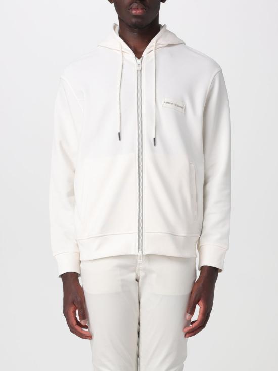 26SS 알마니 후드 티셔츠 XM002352AF21869 U1074 Yellow Cream