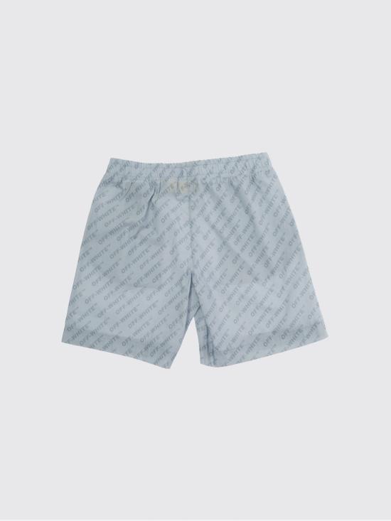 26SS [키즈] 오프화이트 쇼츠/버뮤다 44BCB00CS26F001 451 Gnawed Blue - OFF WHITE