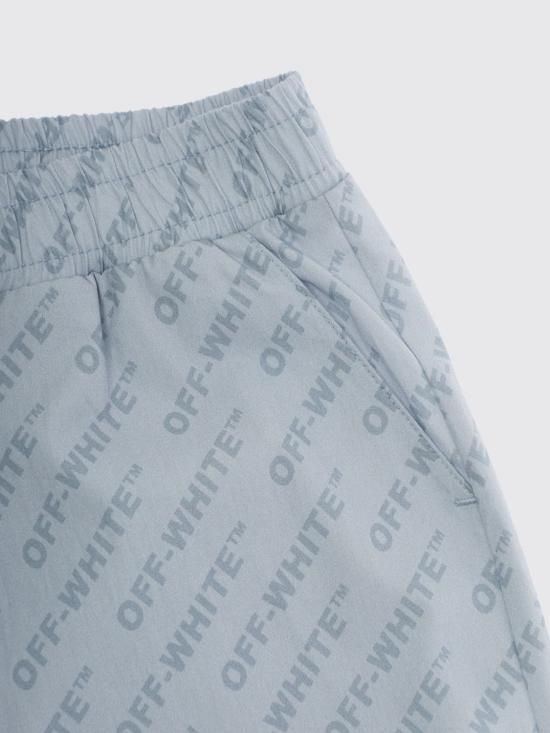 26SS [키즈] 오프화이트 쇼츠/버뮤다 44BCB00CS26F001 451 Gnawed Blue - OFF WHITE