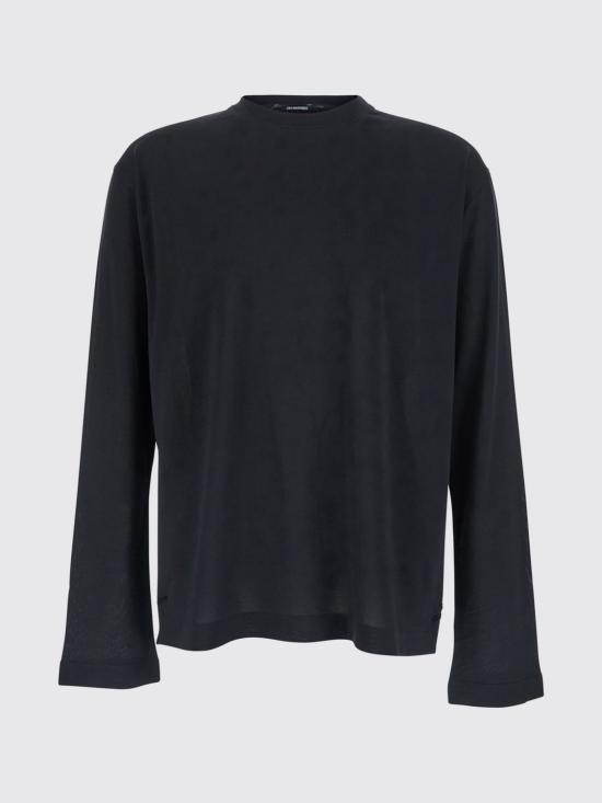 26SS 자크뮈스 롱 카레 롱슬리브 티셔츠 TSM00622AJ00254 990 Black - JACQUEMUS
