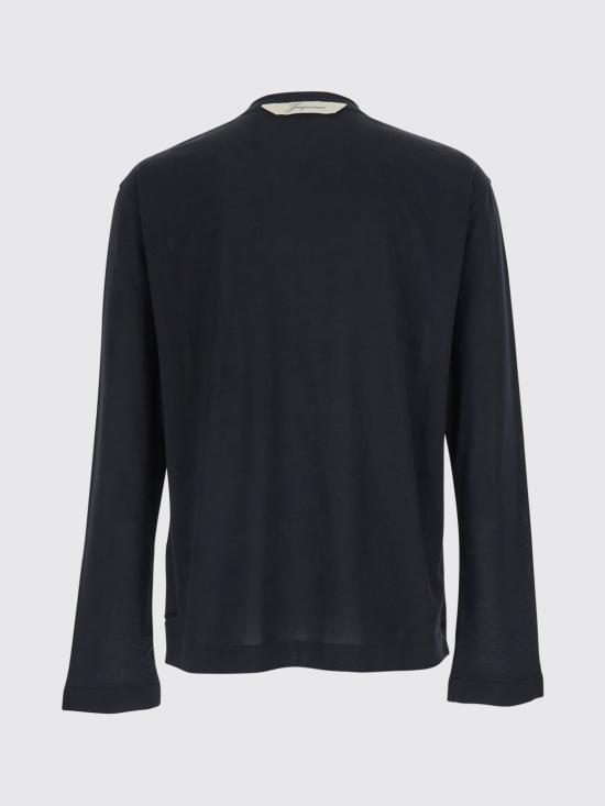 26SS 자크뮈스 롱 카레 롱슬리브 티셔츠 TSM00622AJ00254 990 Black - JACQUEMUS