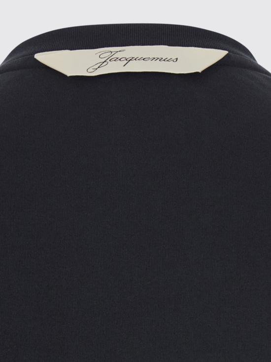 26SS 자크뮈스 롱 카레 롱슬리브 티셔츠 TSM00622AJ00254 990 Black - JACQUEMUS