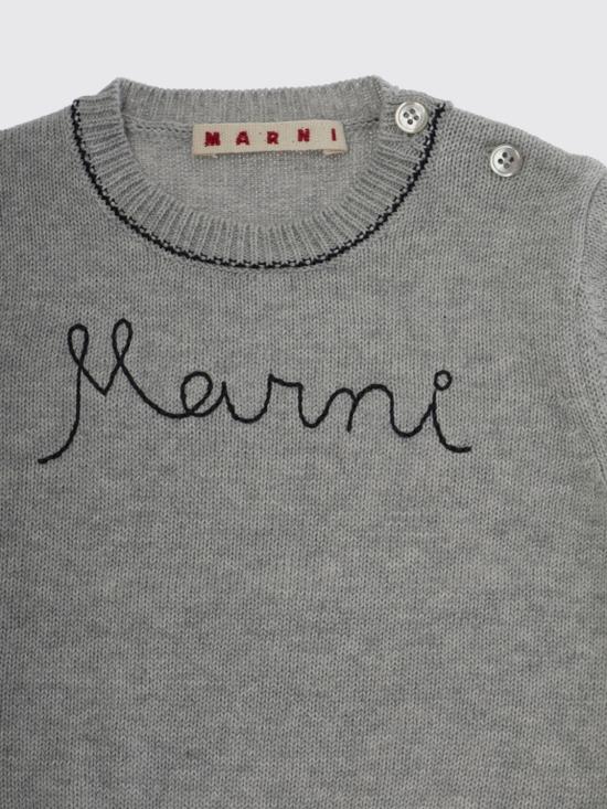26SS [키즈] 마르니 풀오버 M00992M00X8 0M903 Grey - MARNI